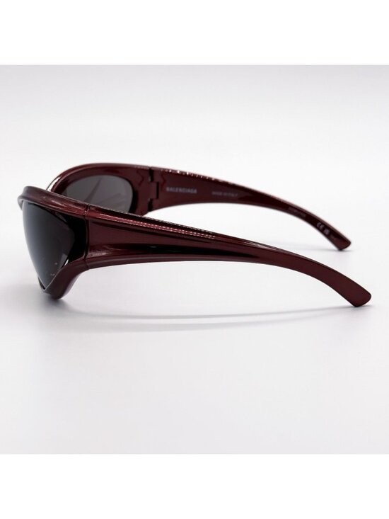 NEW BALENCIAGA BB0317S 002 SUNGLASSES BURGUNDY UNISEX EYEWEAR BALENCIAGA main image 7